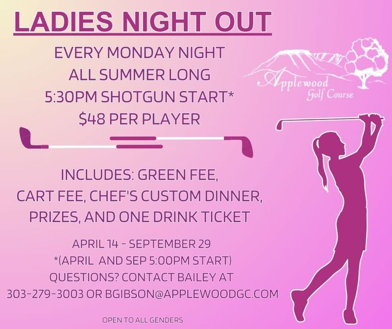 7/21 - Ladies Night Out @ 5:30pm