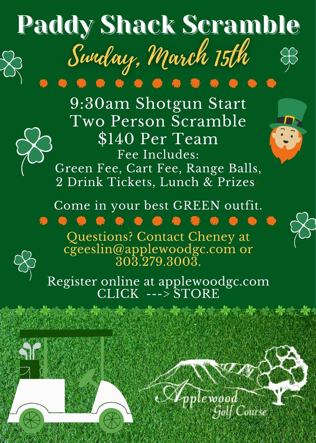 Paddy Shack Scramble - Twosome