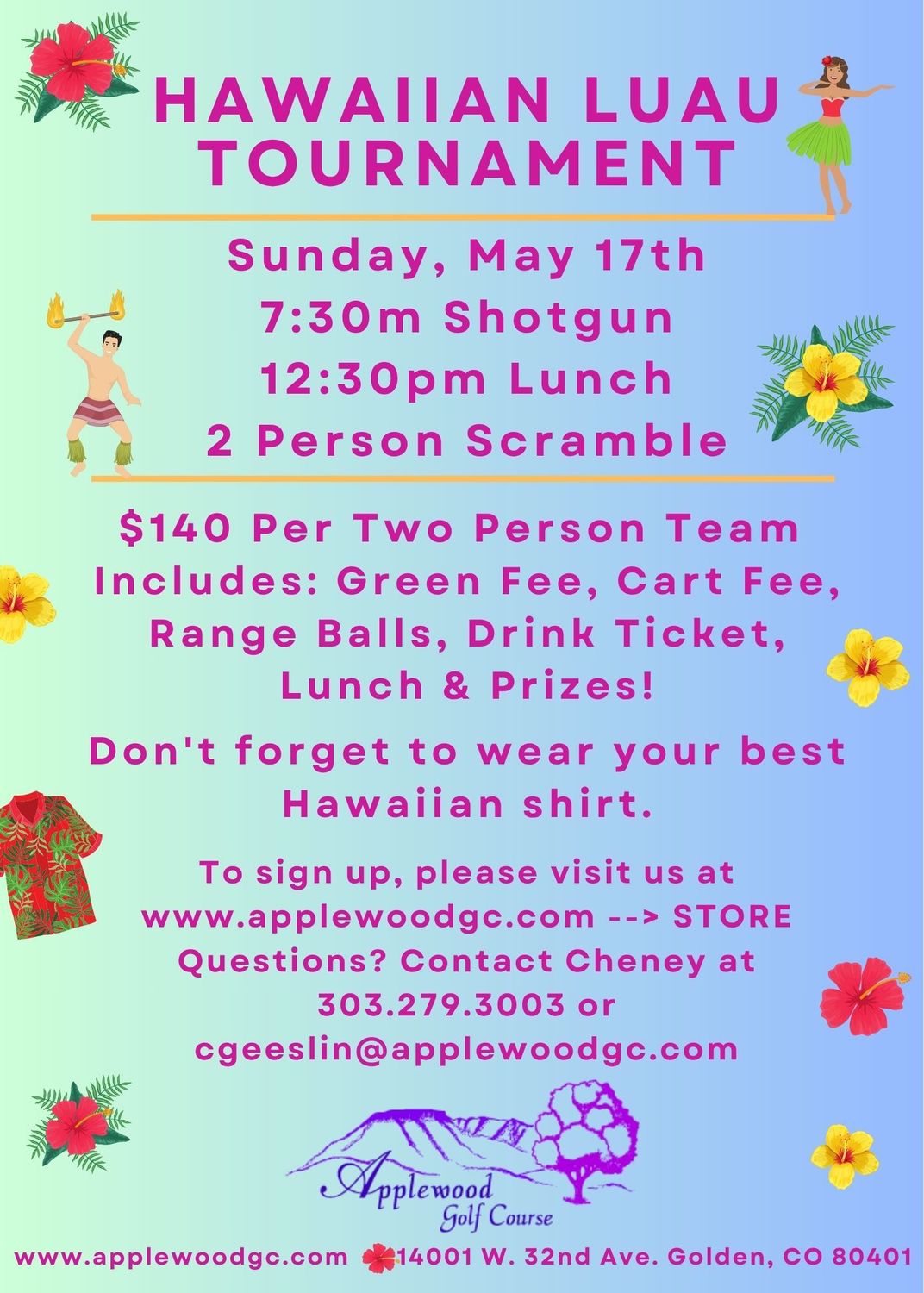 Hawaiian Luau Tournament