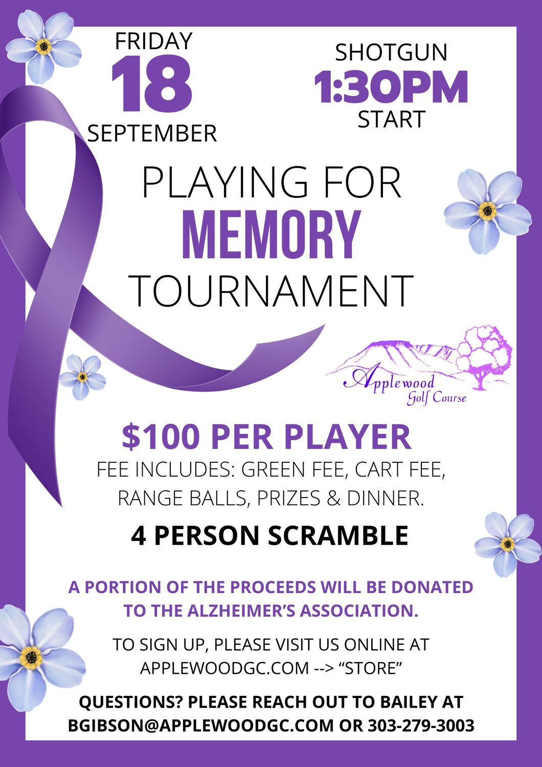 Playing for Memory Tournament Playing for Memory Tournament