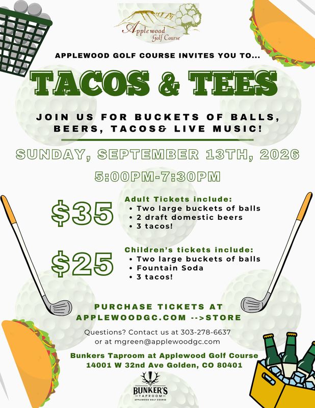 Taco's & Tees -Children's Ticket