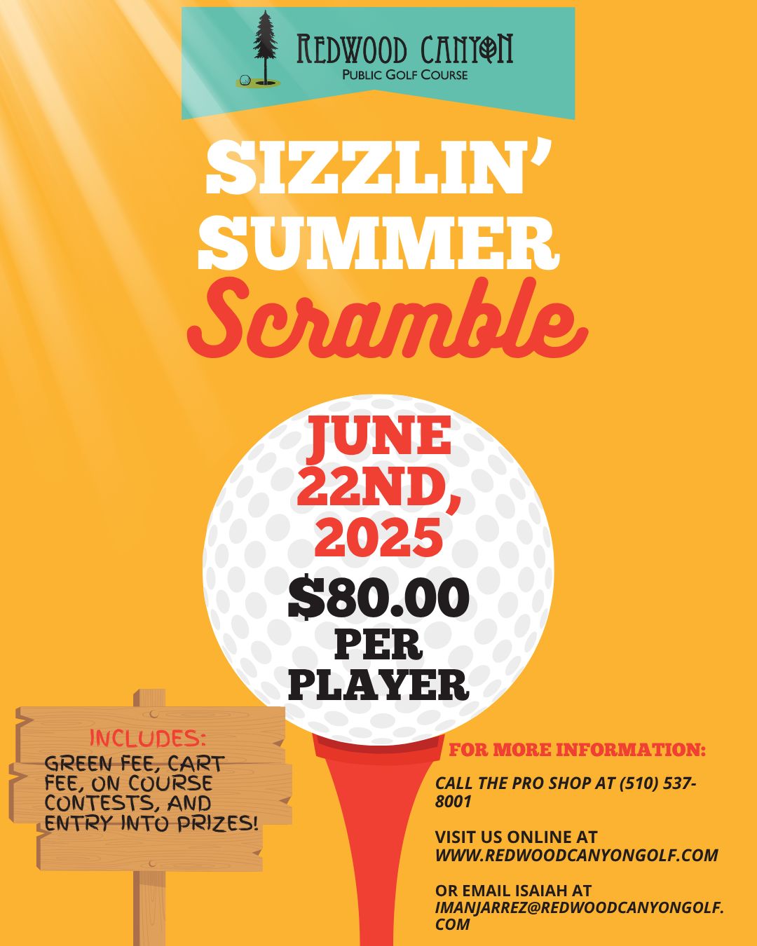 The Sizzlin&#39; Summer 4-Player Scramble