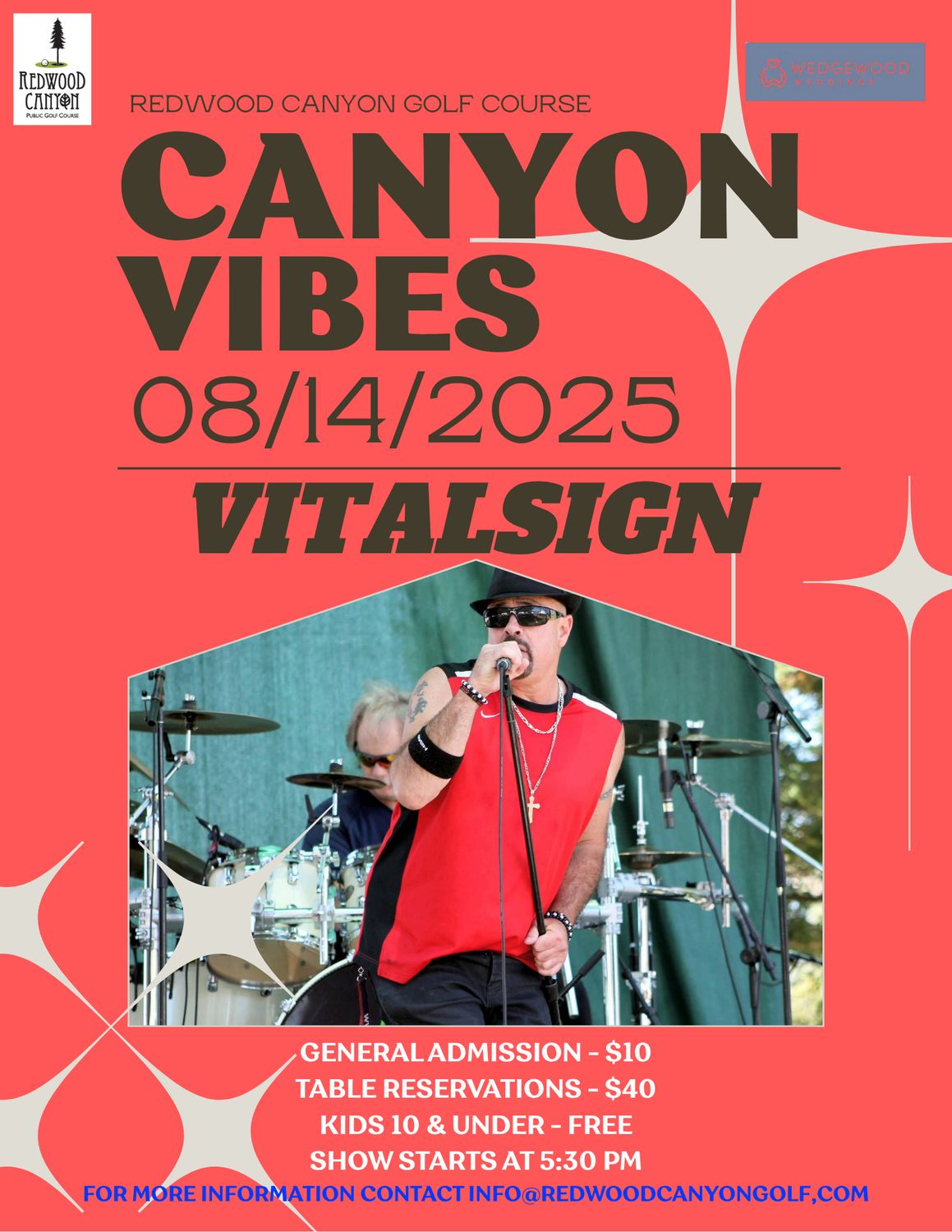 [August 14] General Admission Ticket - Canyon Vibes Concert [VitalSign]