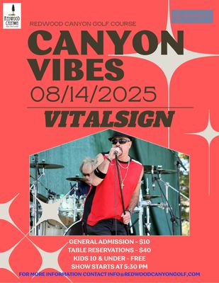 [August 14] General Admission Ticket - Canyon Vibes Concert [VitalSign]