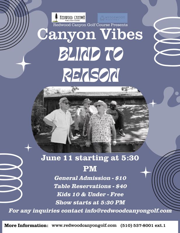 [June 11] General Admission Ticket - Canyon Vibes Concert [Blind to Reason]