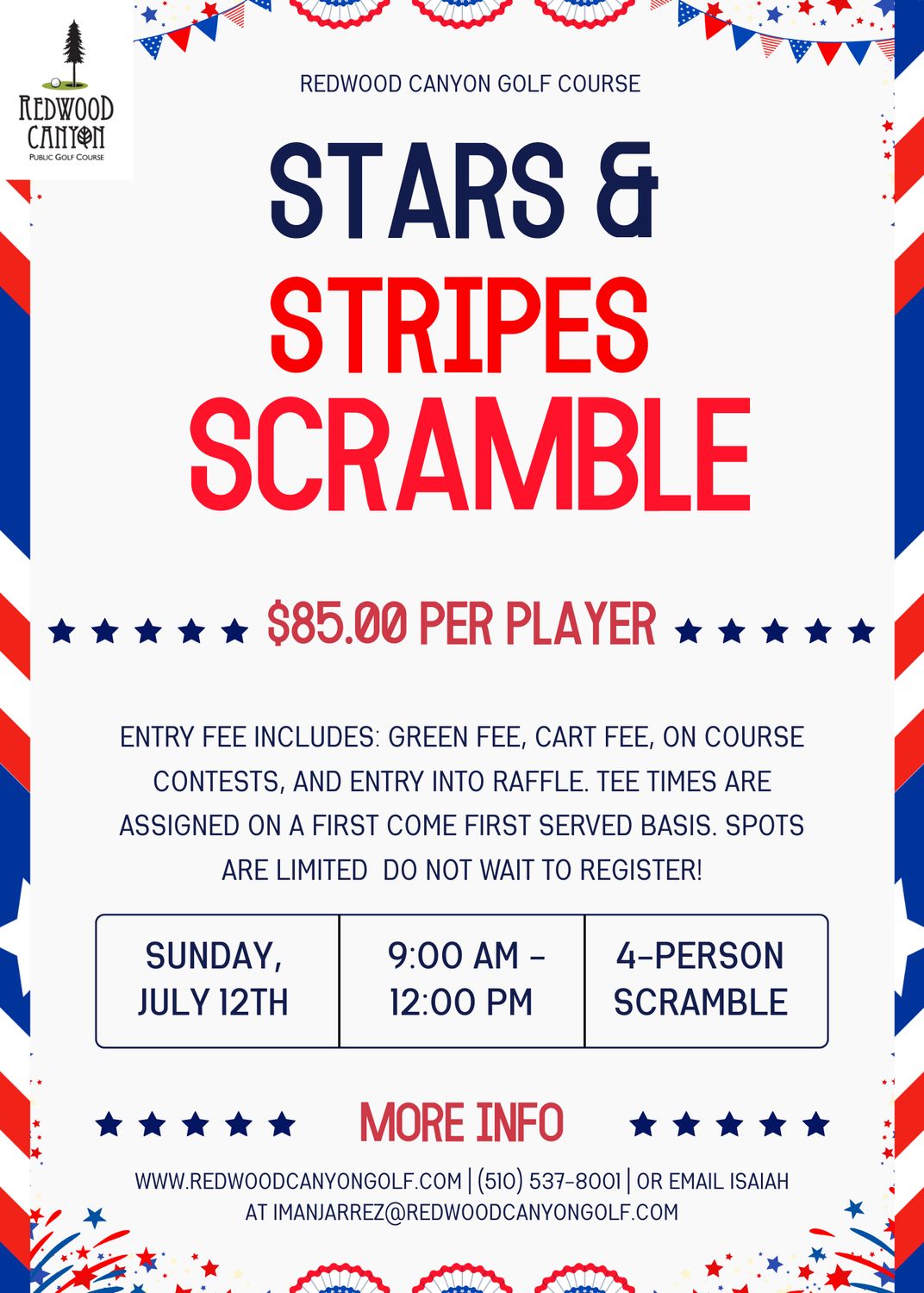 [07/12/2026] Stars & Stripes 4-Player Scramble