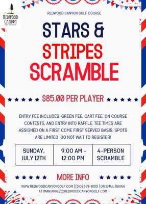 [07/12/2026] Stars & Stripes 4-Player Scramble