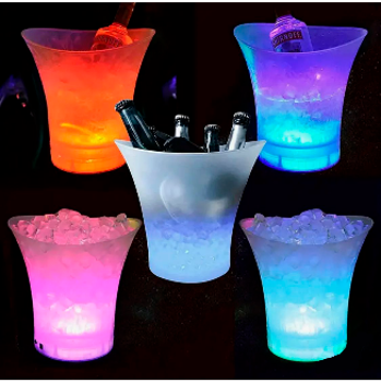 Cubo de hielo LED con capacidad de 1.32 galones