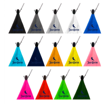 Toalla magnética para golf tamaño 40 cm x 40 cm