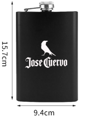 Frasco de bolsillo para licor de 10 oz (280 ml)