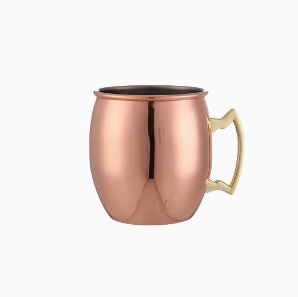 Taza para Moscow Mule en acero inoxidable