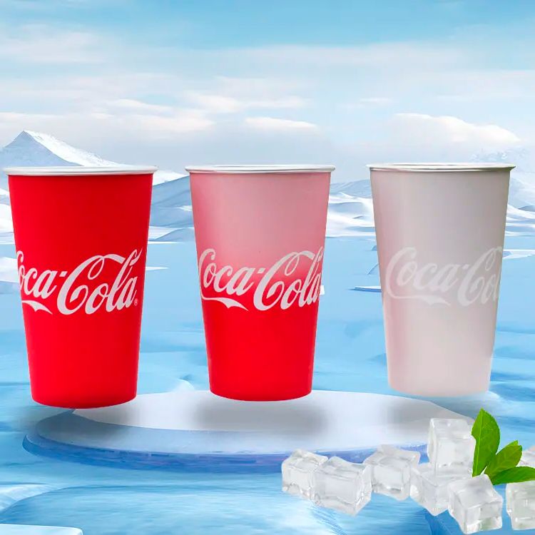 Vasos mágicos de aluminio reutilizables