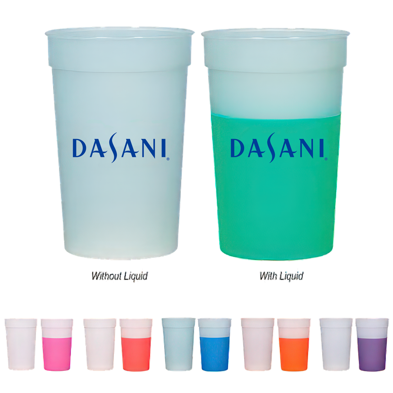 Vaso insulado cambia de color con agua fría de 17oz