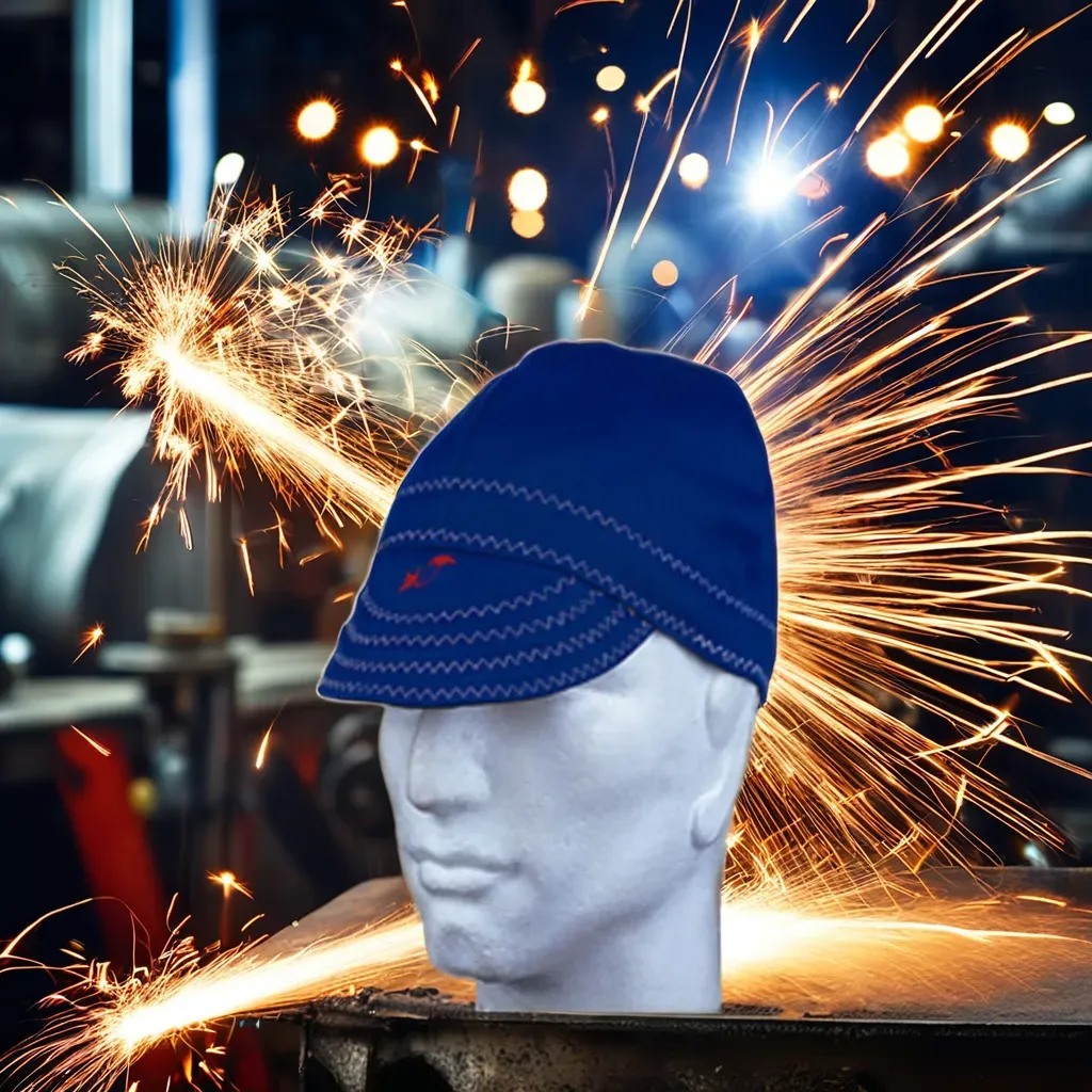 Gorra protectora para soldador