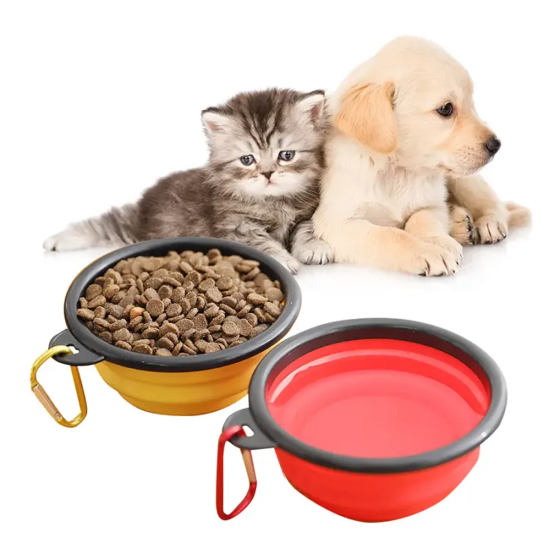 Plato expandible para mascotas