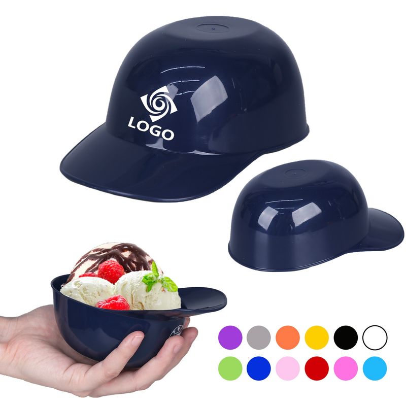 Tazón de helado con forma de gorra de béisbol de 8 oz