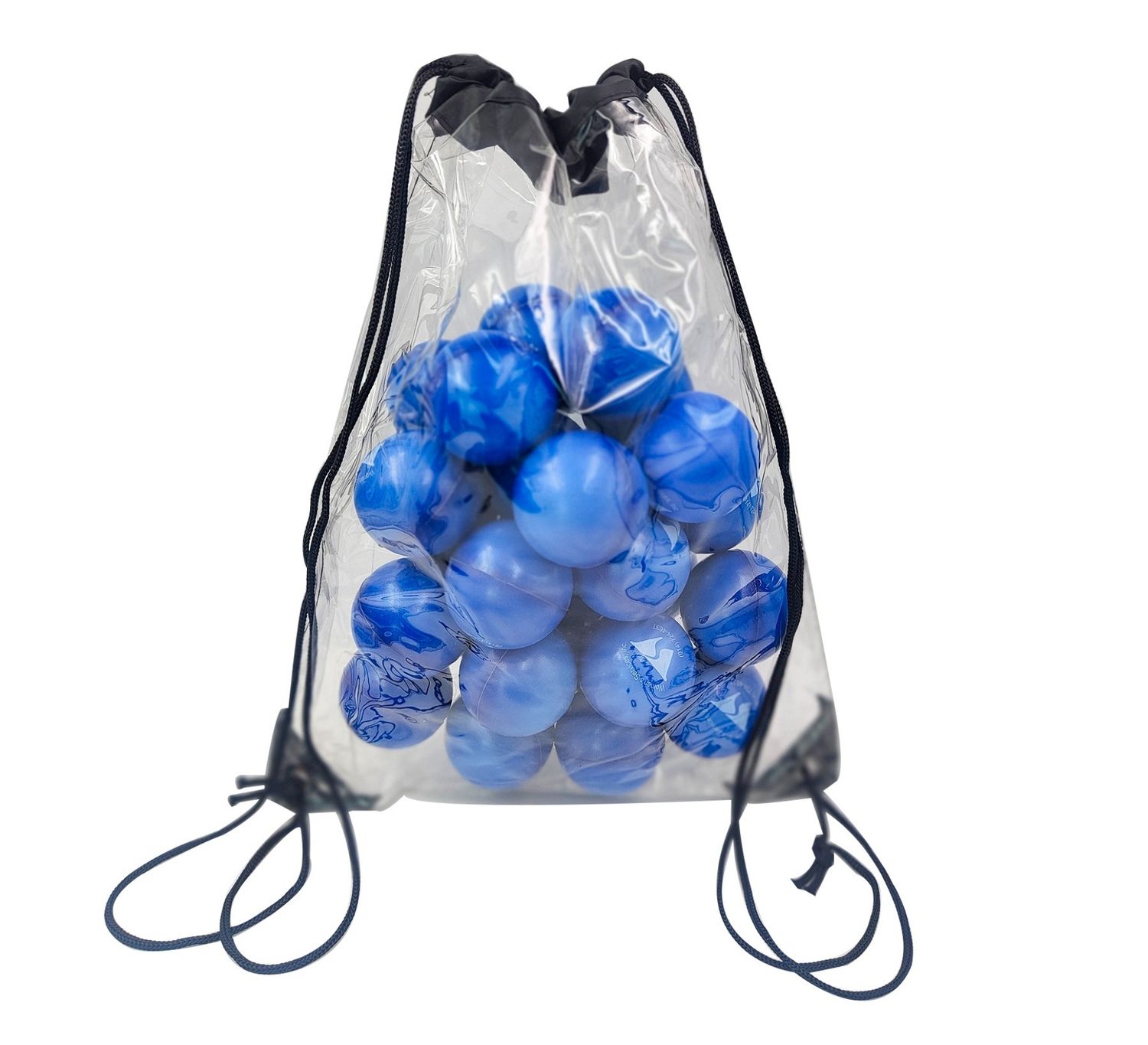 Mochila de plástico con cordón