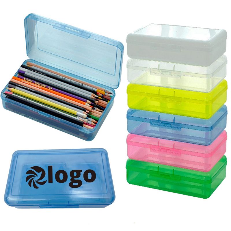 Estuche para lápices transparente, duradero y de gran capacidad para uso general