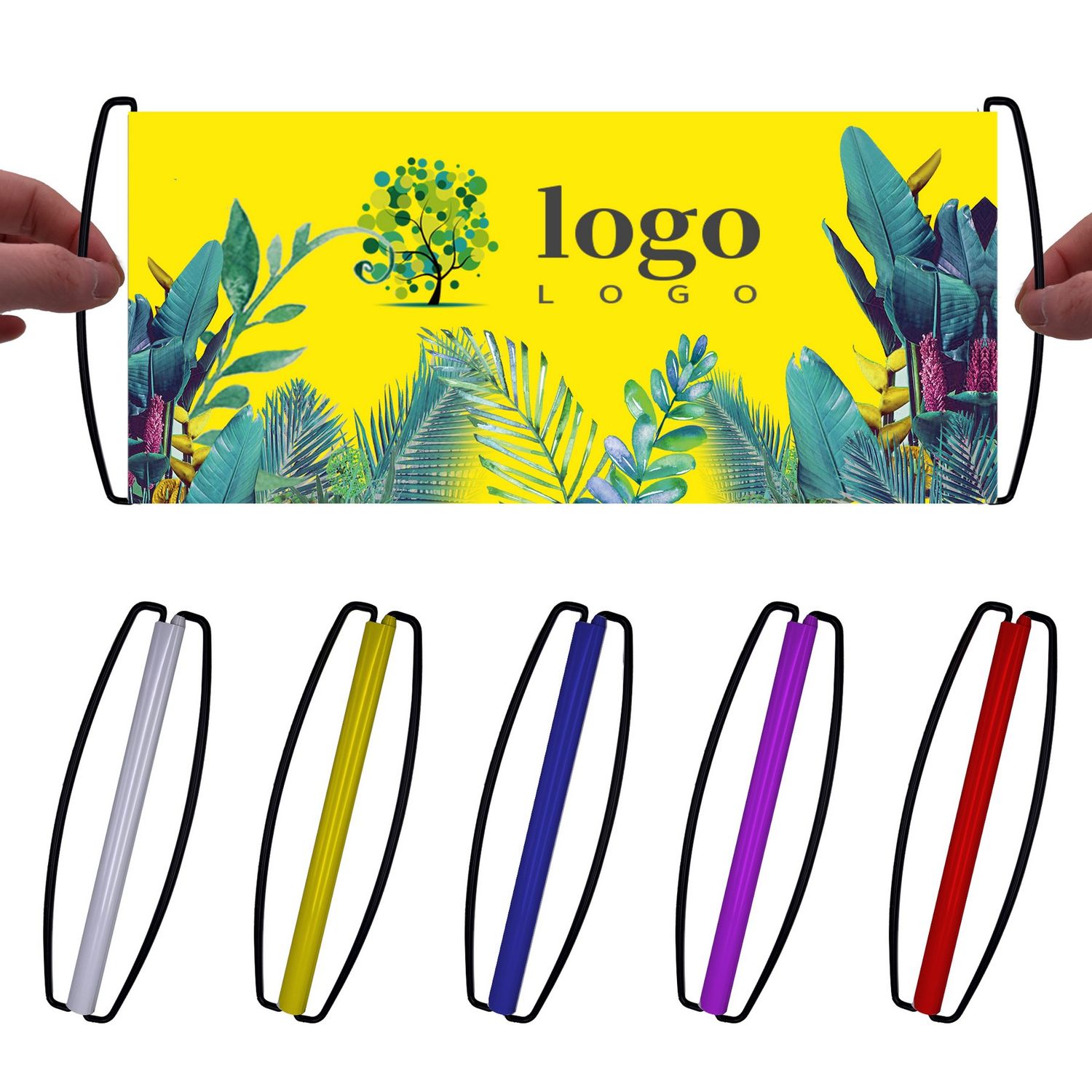 Banner retráctil de mano