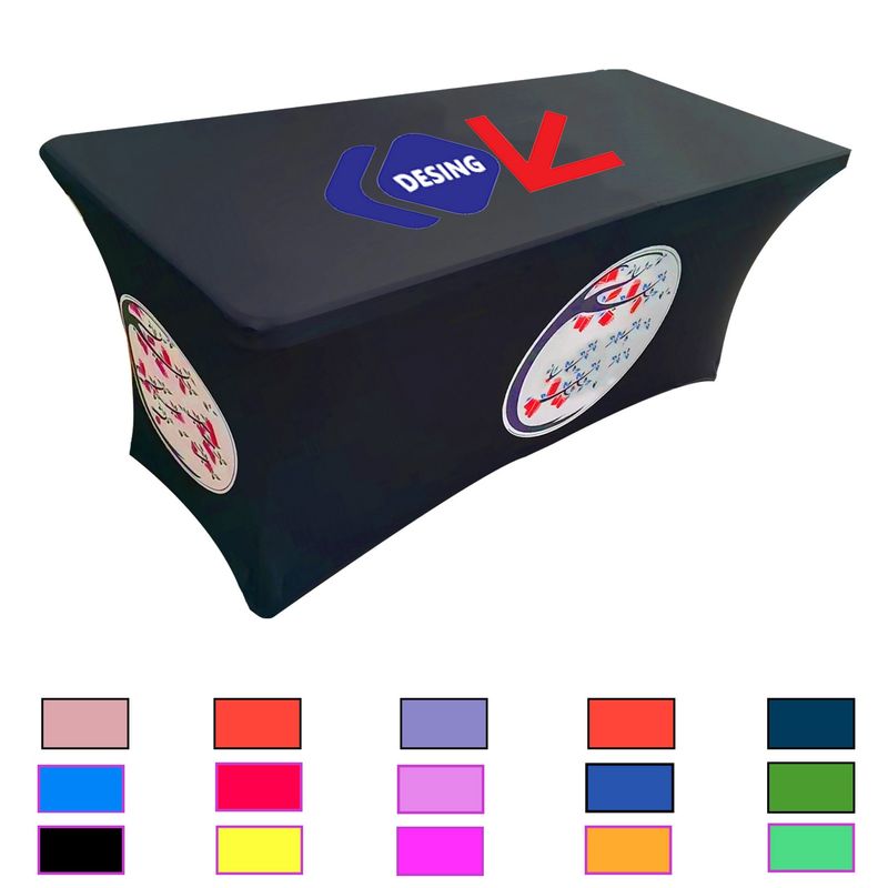 Mantel elástico personalizado de 6&#39;