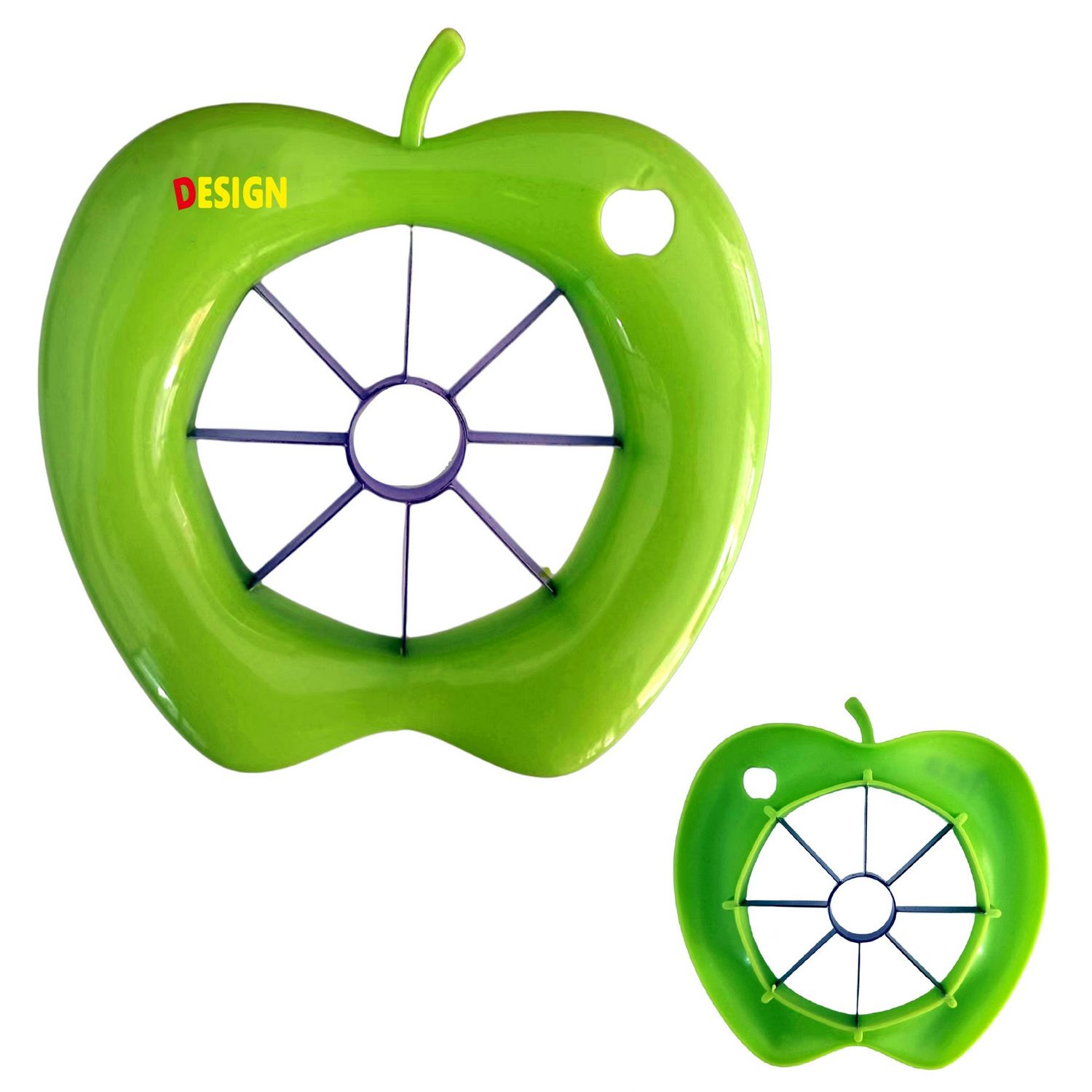 Rebanador de manzanas de acero inoxidable, descorazonador y rebanador