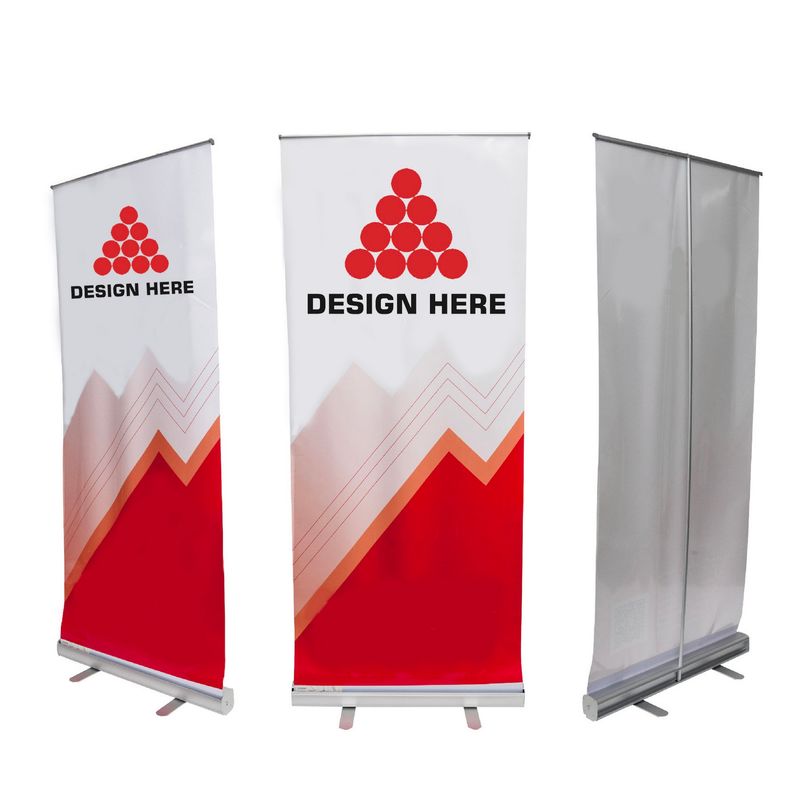 Roll up banner 33&#39;&#39; x 80&#39;&#39; con bolsa de transporte