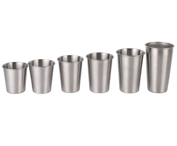Vaso en acero inoxidable  6 oz