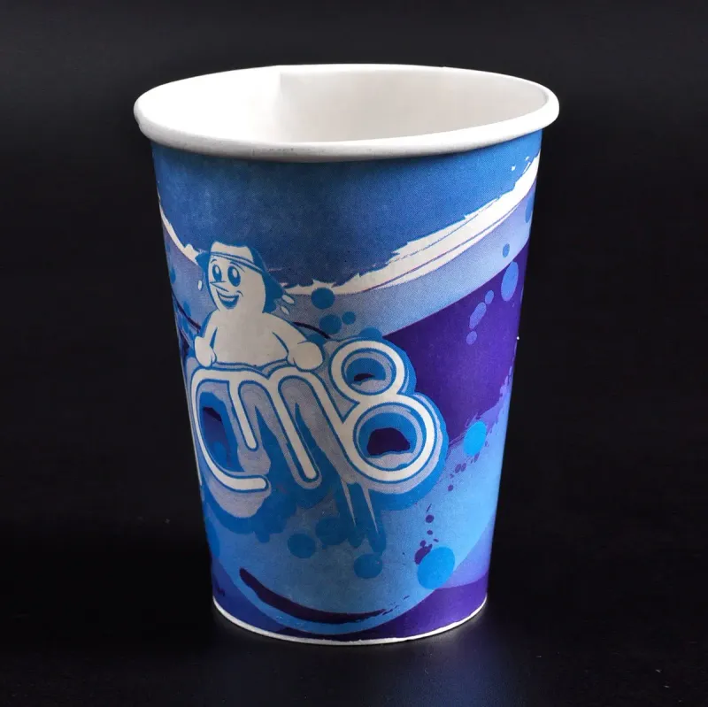 Vaso de papel biodegradable 9oz
