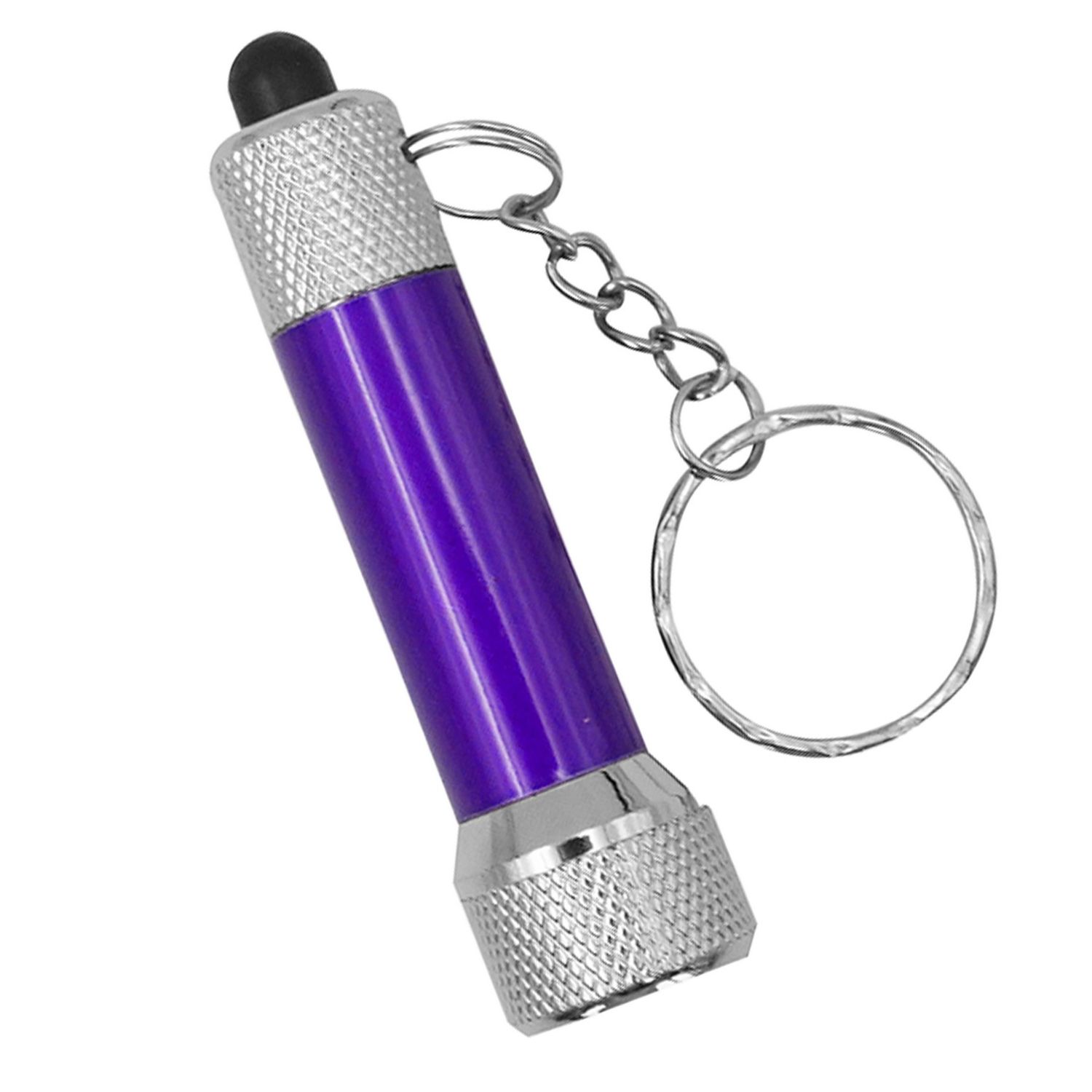 Mini linterna LED con llavero