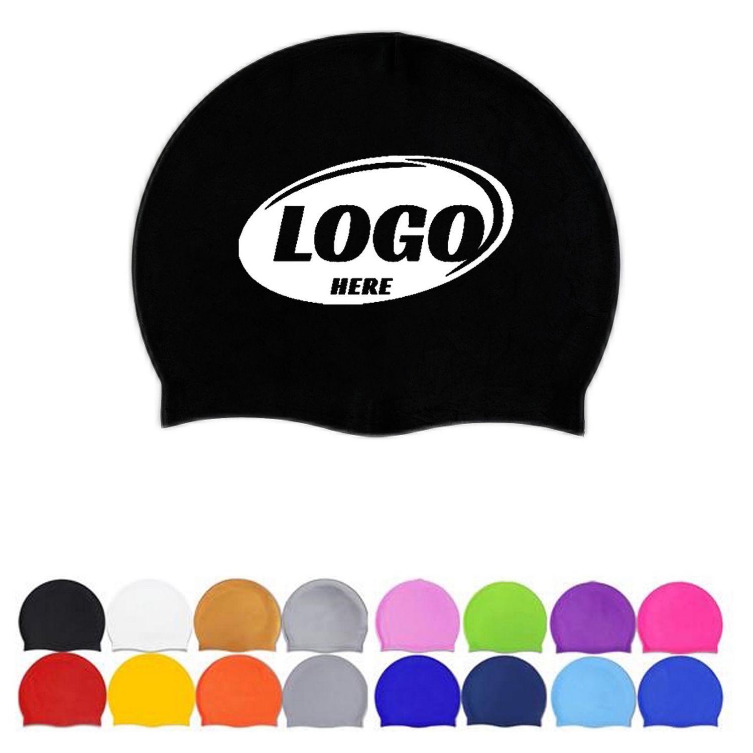 Gorro de natación de silicona