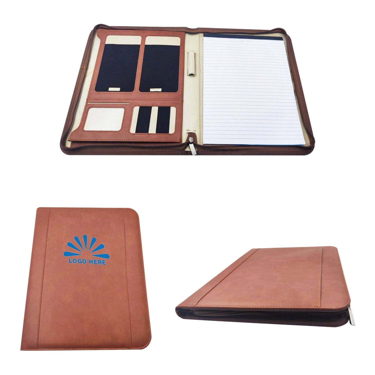 Folder carpeta con notas adhesivas