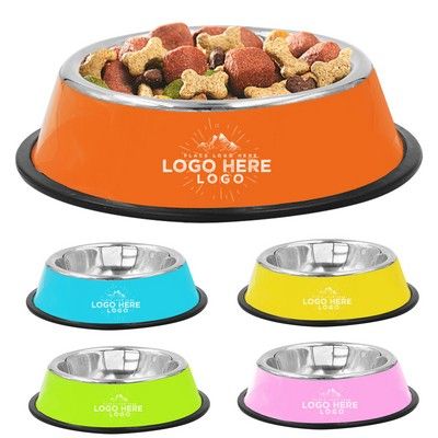 Tazón para mascotas en acero y en colores
