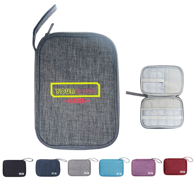 Bolsa de viaje para colección de electrónicos.