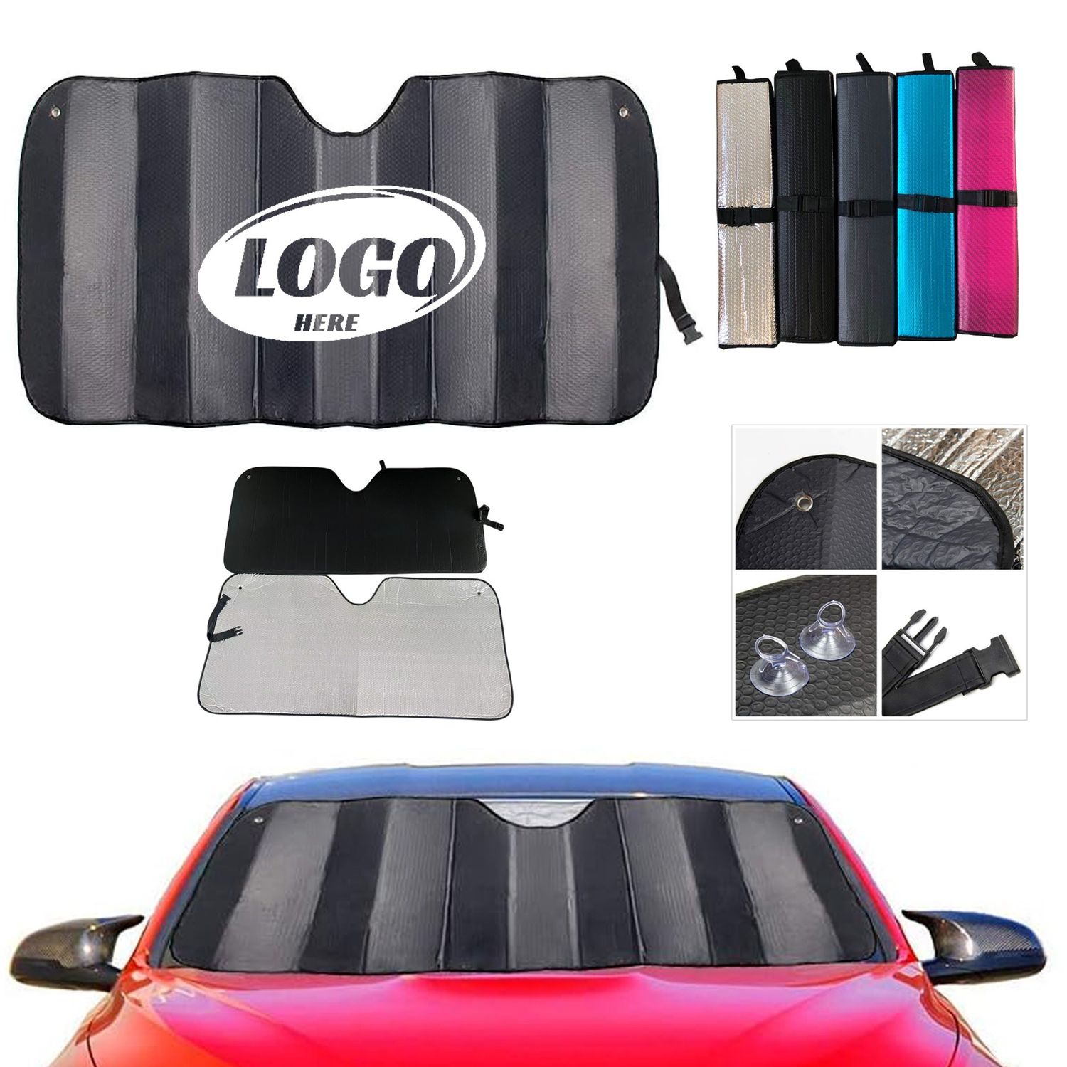 Car Windshield Sunshade Thicken 5 Layer
