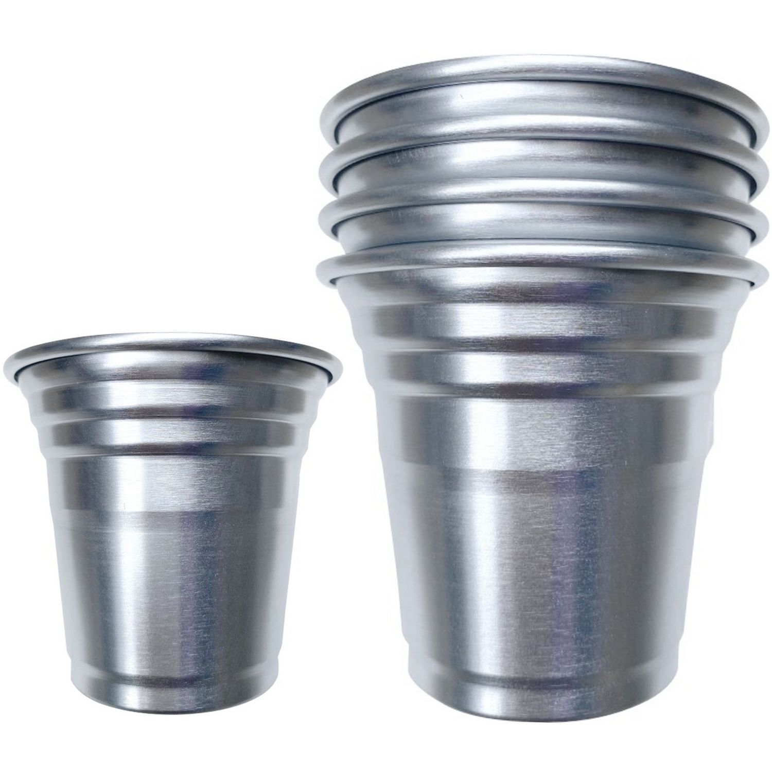 Vaso ecológico Budget de aluminio reciclable de 8 oz