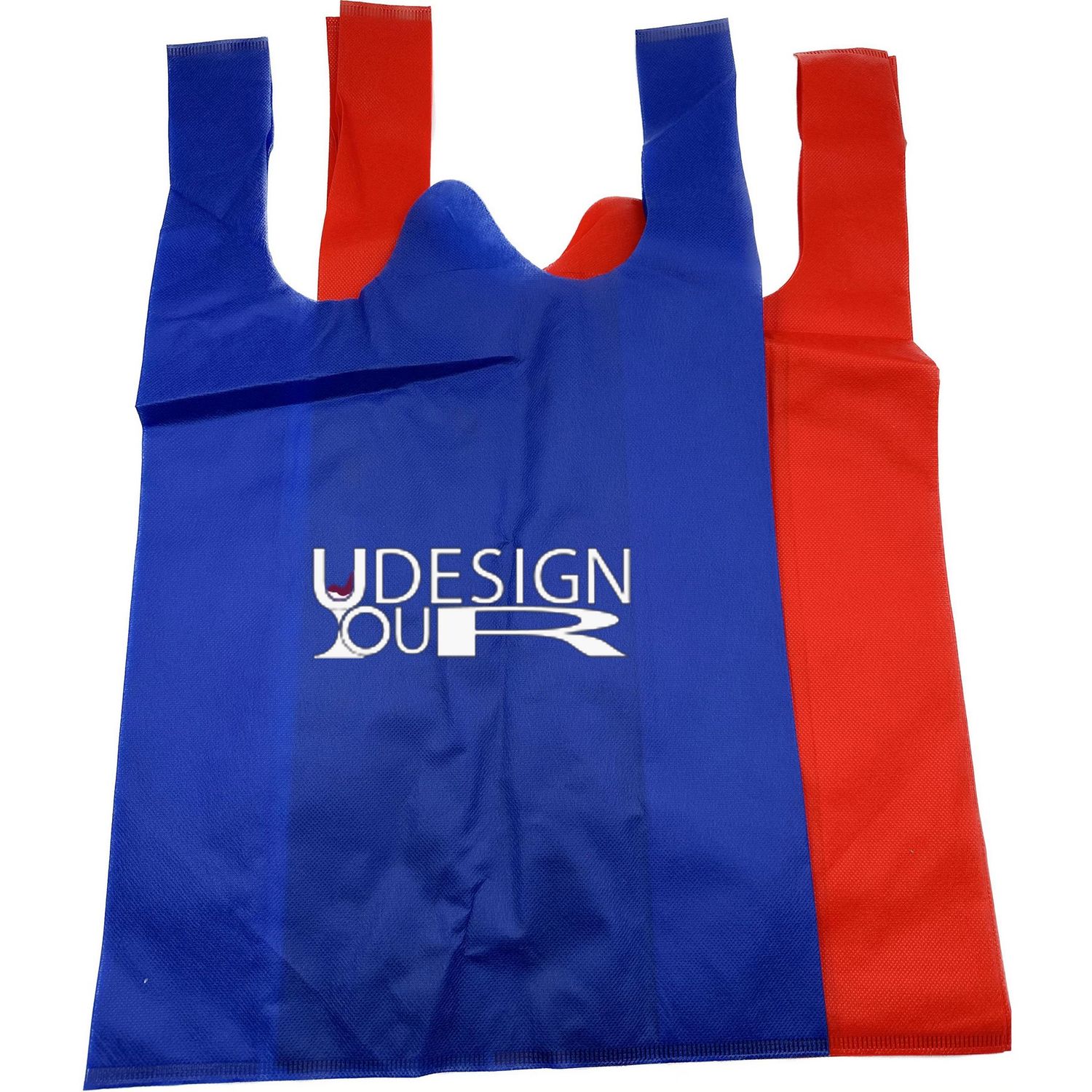 Bolso tipo tote con asas estilo camiseta