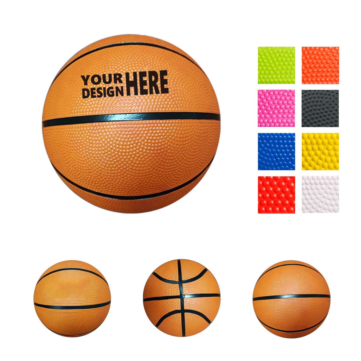 Mini balón de baloncesto de 7 pulgadas