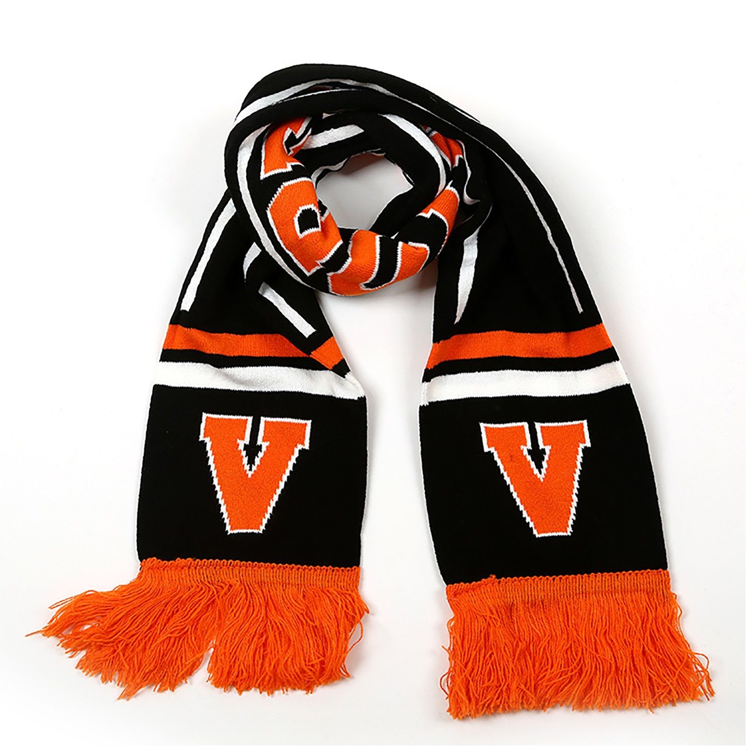 Elegante scarf tejido tipo jacquard