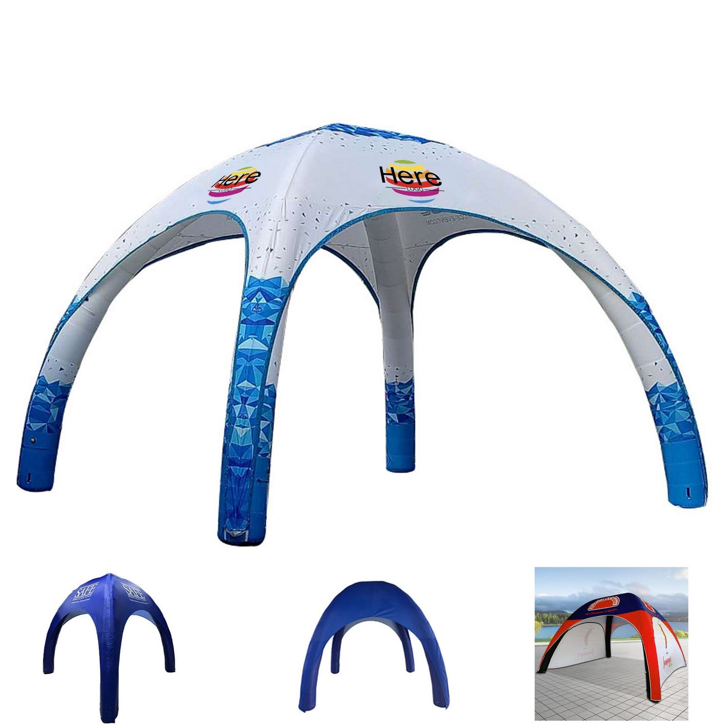 Carpa inflable 10&#39;x10&#39;