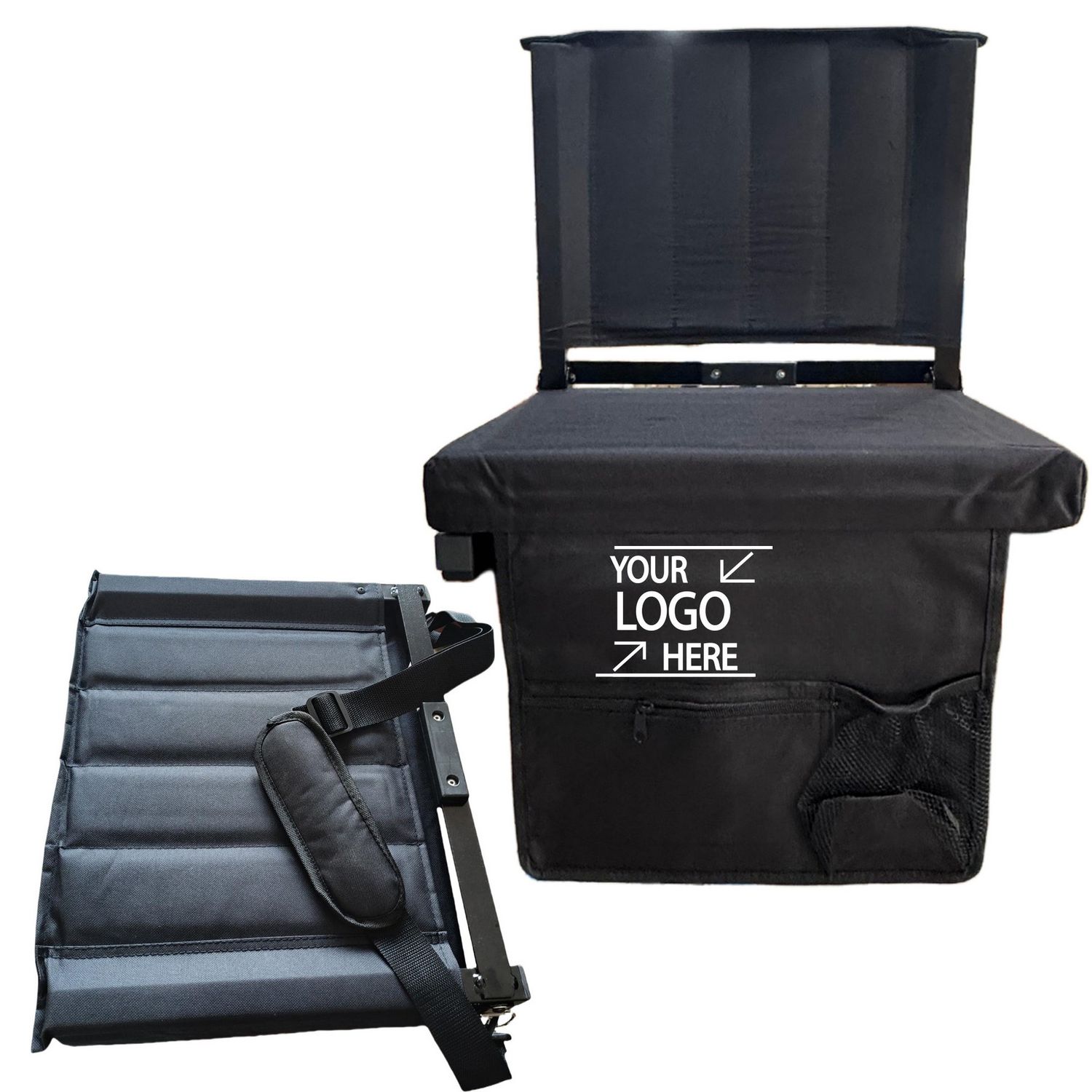 Silla plegable para estadios con estructura de acero