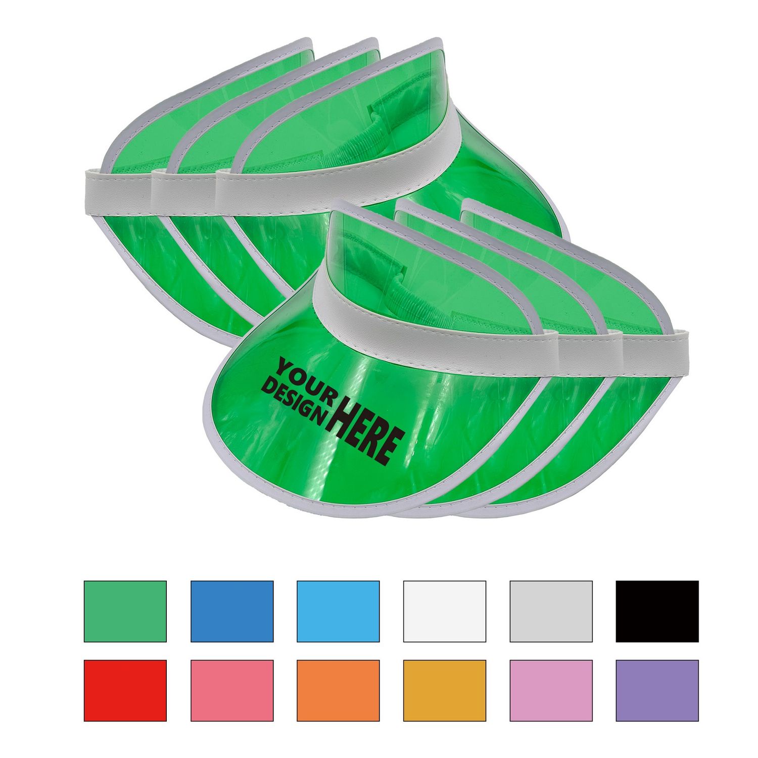 Sombrero Visera de Sol de PVC