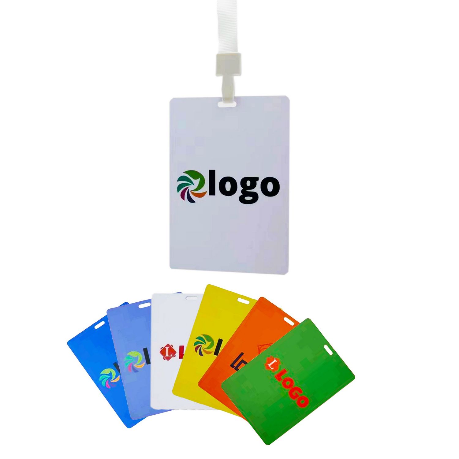 Tarjeta de empleado en PVC a todo color de 4&quot; x 3&quot;