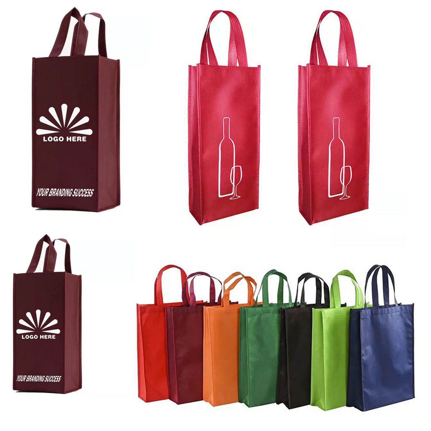 Bolsa tote para vino