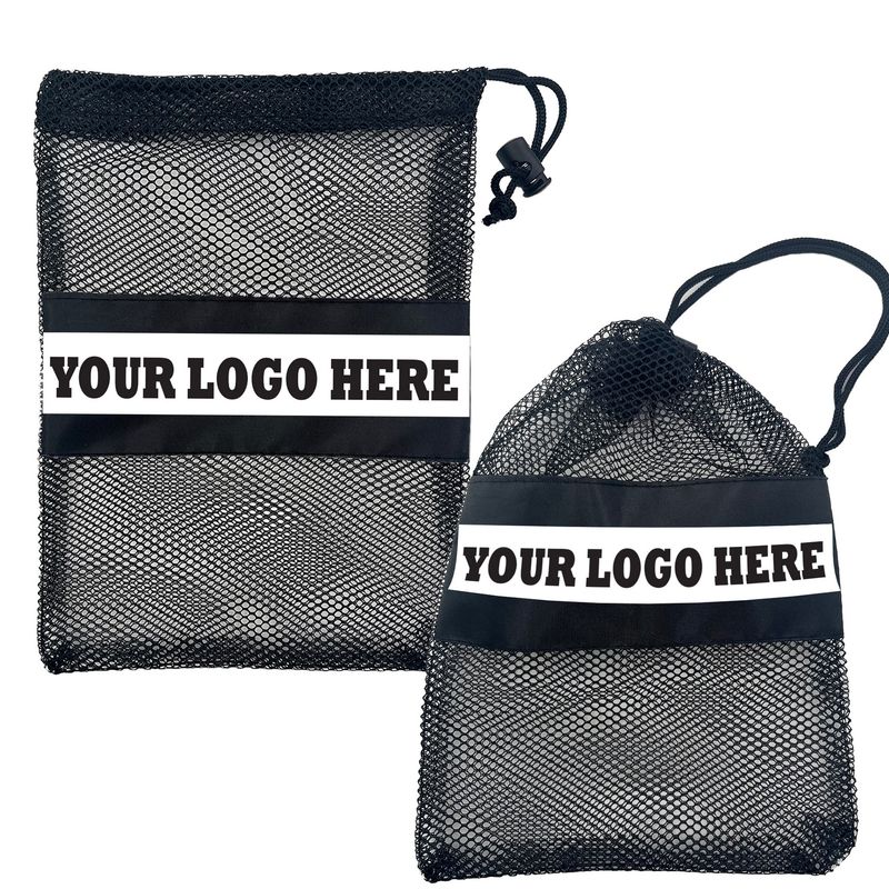 Bolsa de malla con cordón
