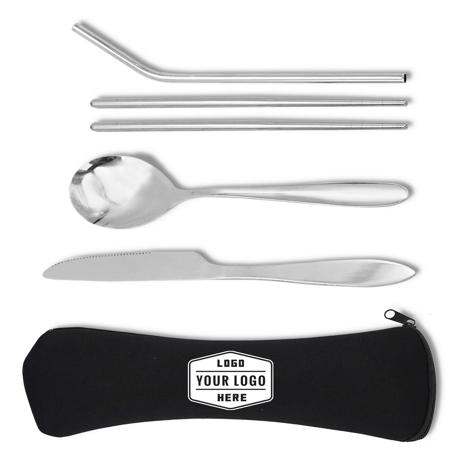 Set de cubiertos reutilizables