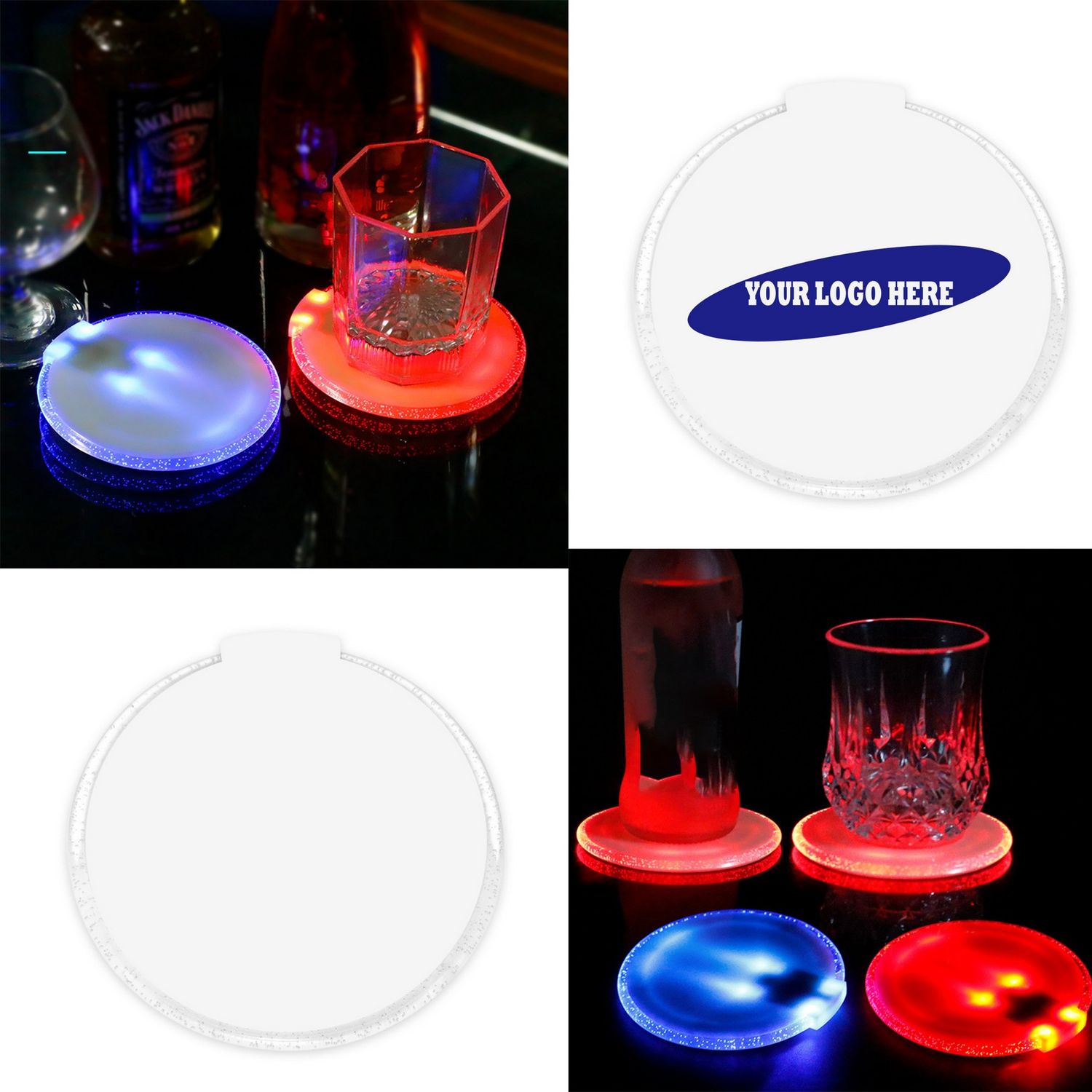 Posavasos LED