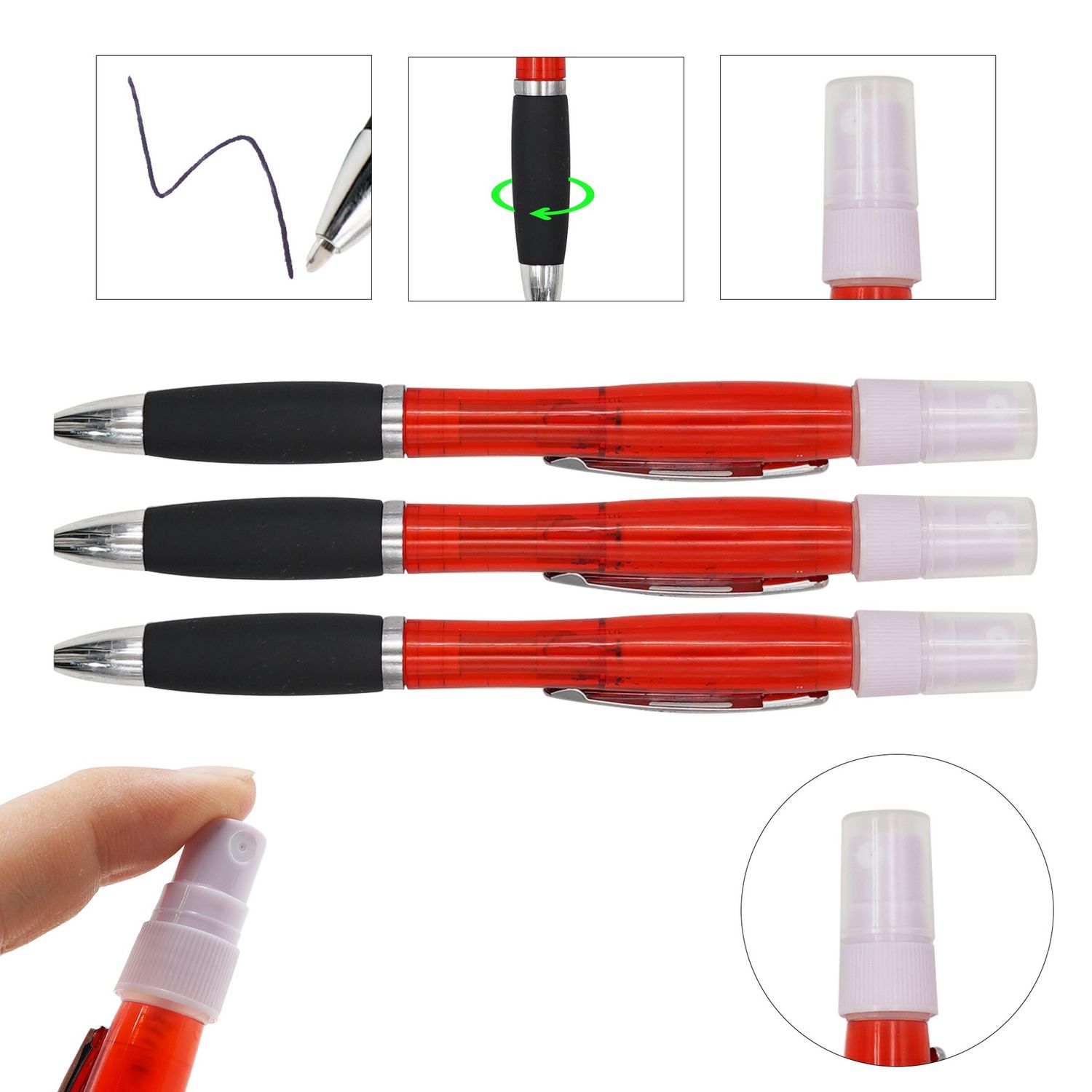 Bolígrafo stylus con atomizador de 5 ml