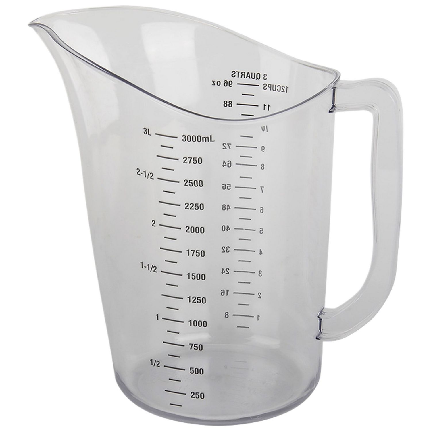 Vaso medidor grande de 2 L (2 cuartos)