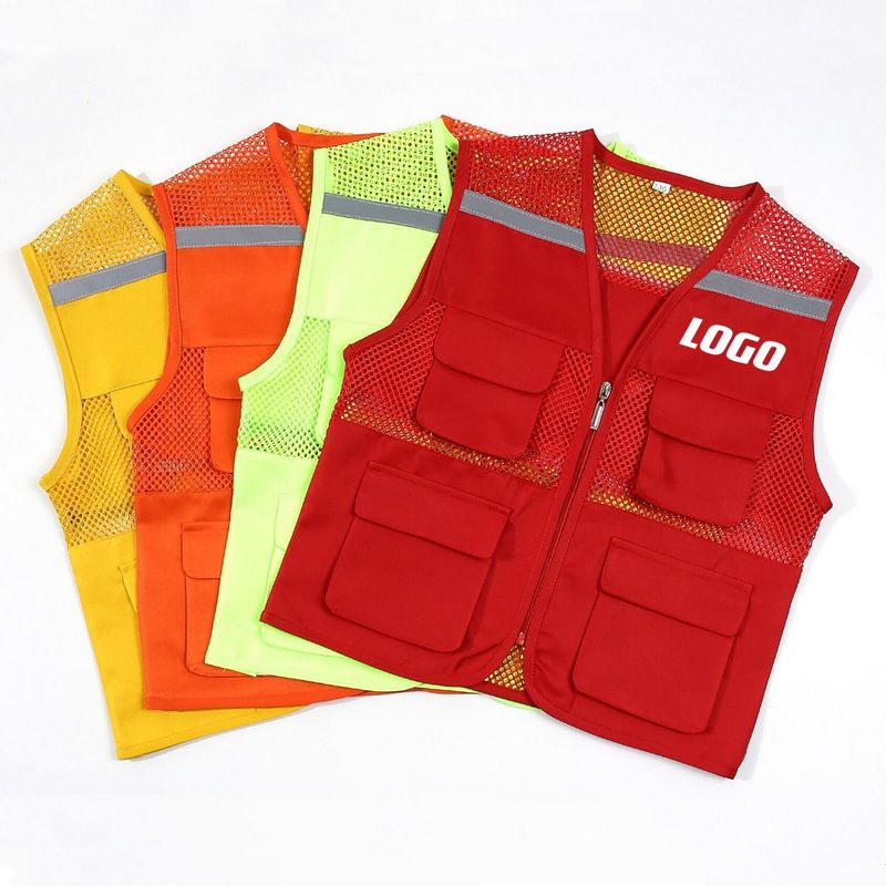 Chaleco de seguridad con franjas reflectivas