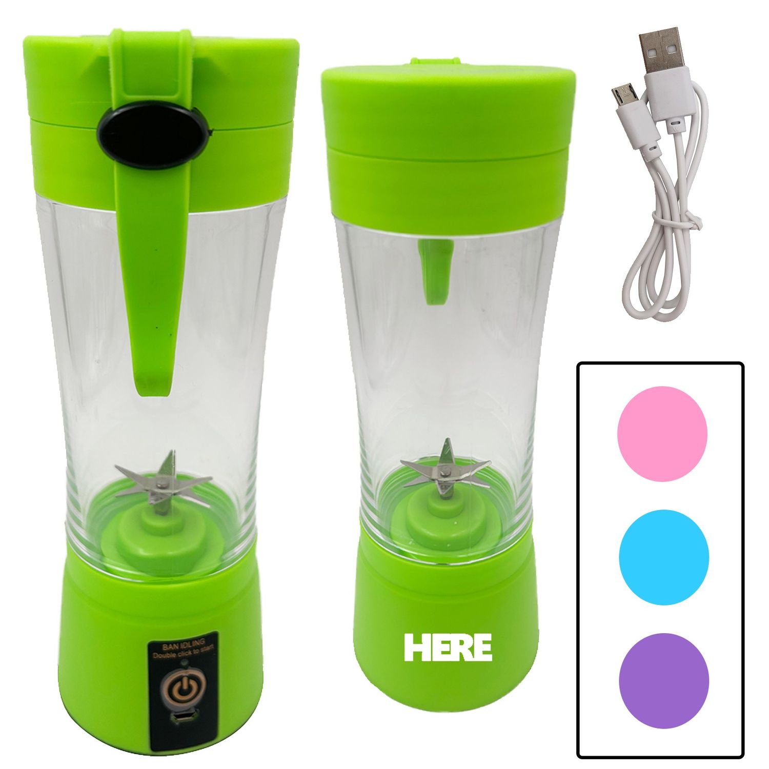 Vaso licuadora portátil